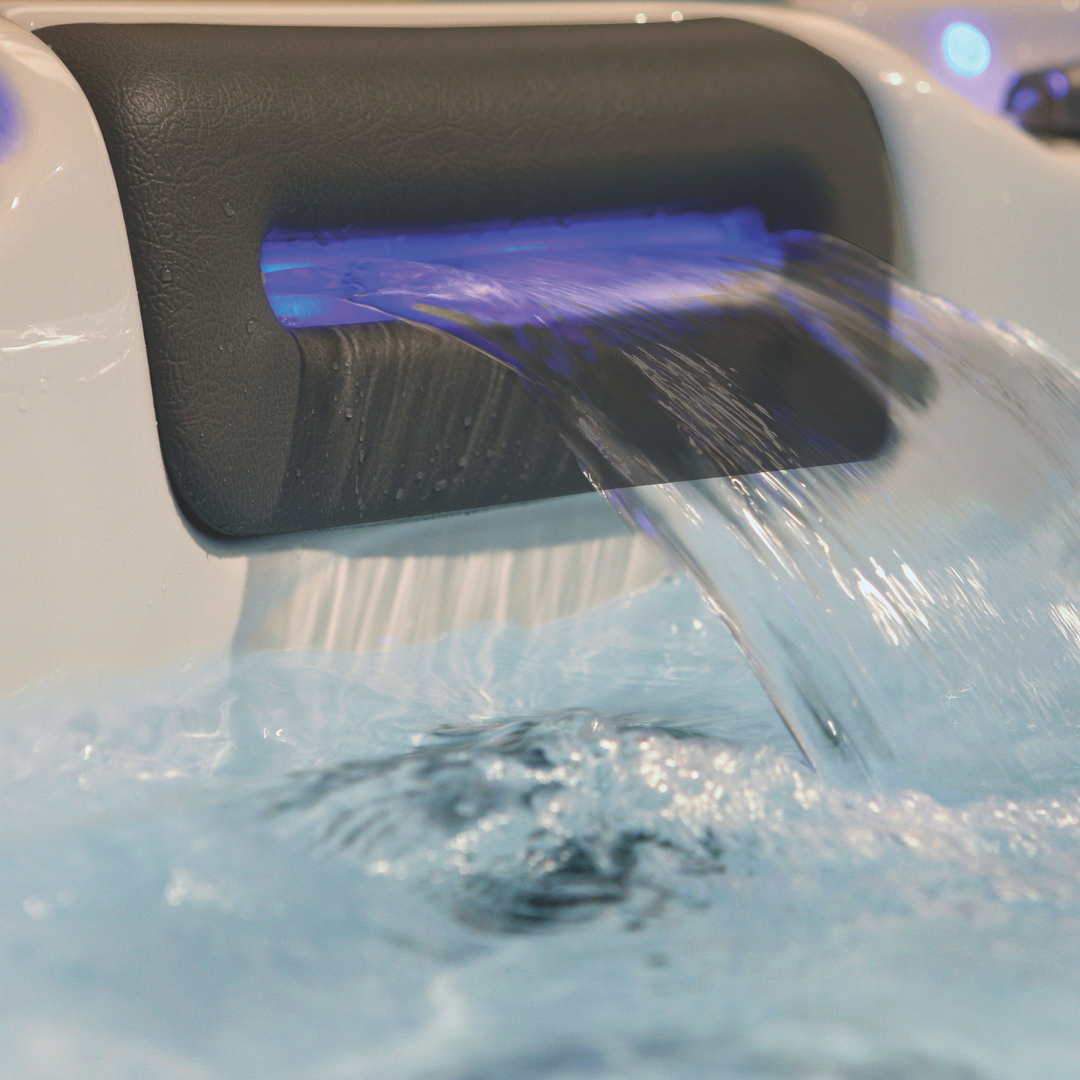 Artesian® Waterfall Island 8in Charcoal Headrest