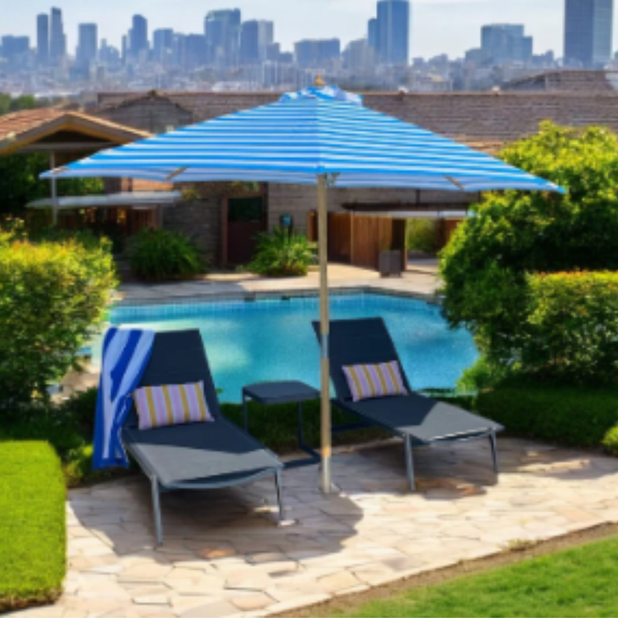 No Base Umbrella Holder - 316 Marine Grade SS Flush Mount