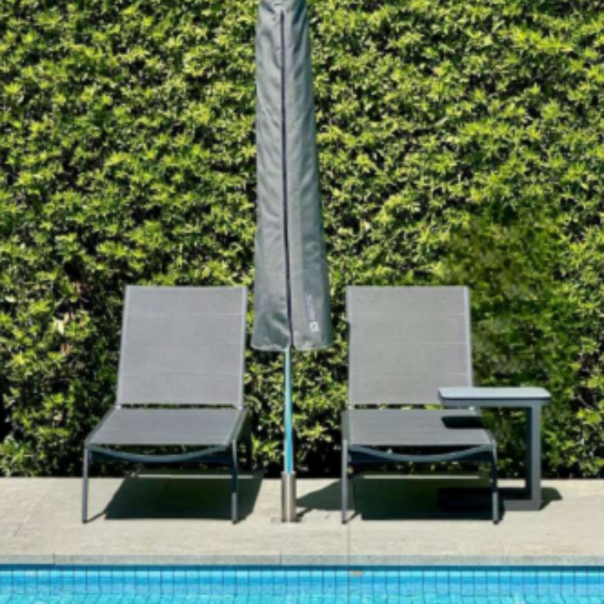 No Base Umbrella Holder - 316 Marine Grade SS with Tile Insert