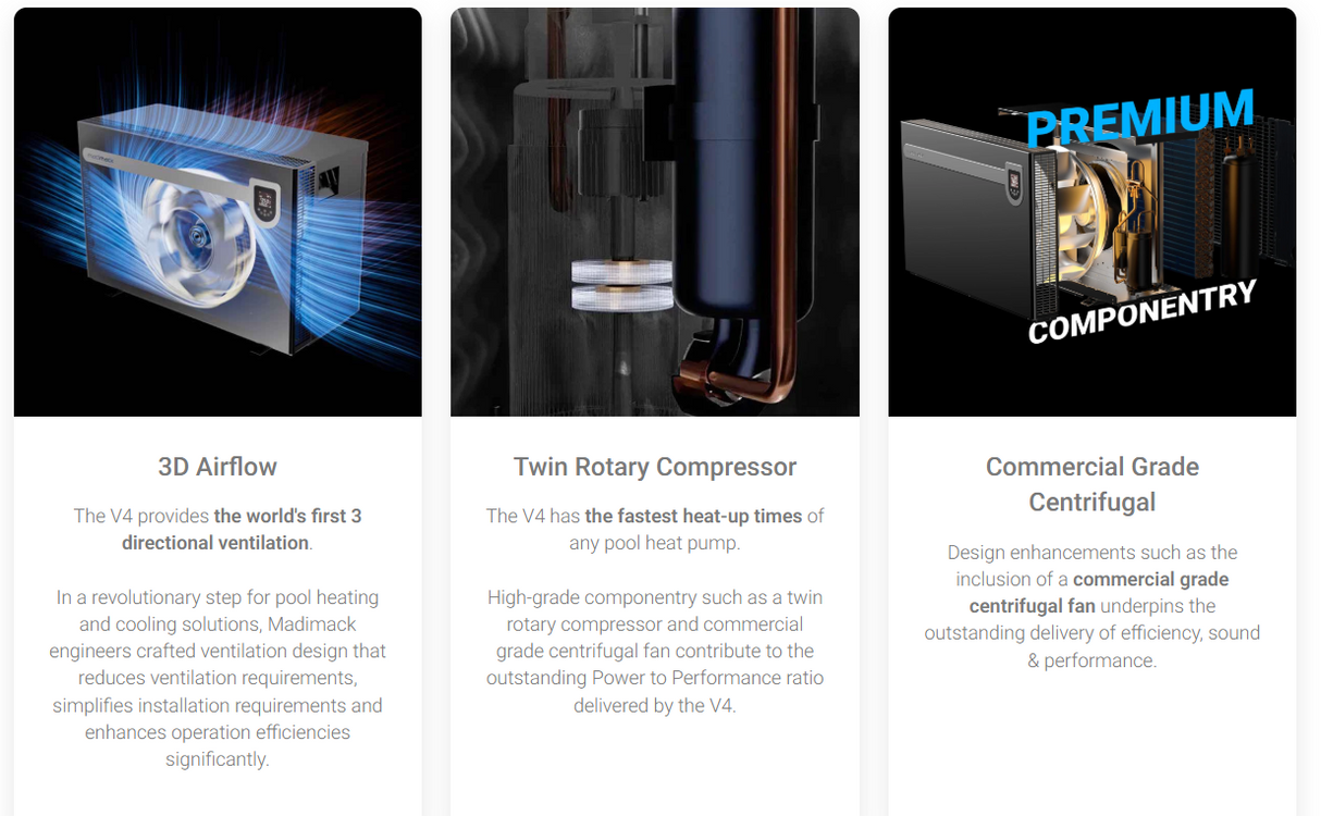 Elite V4 270 27kW Heat Pump Madimack