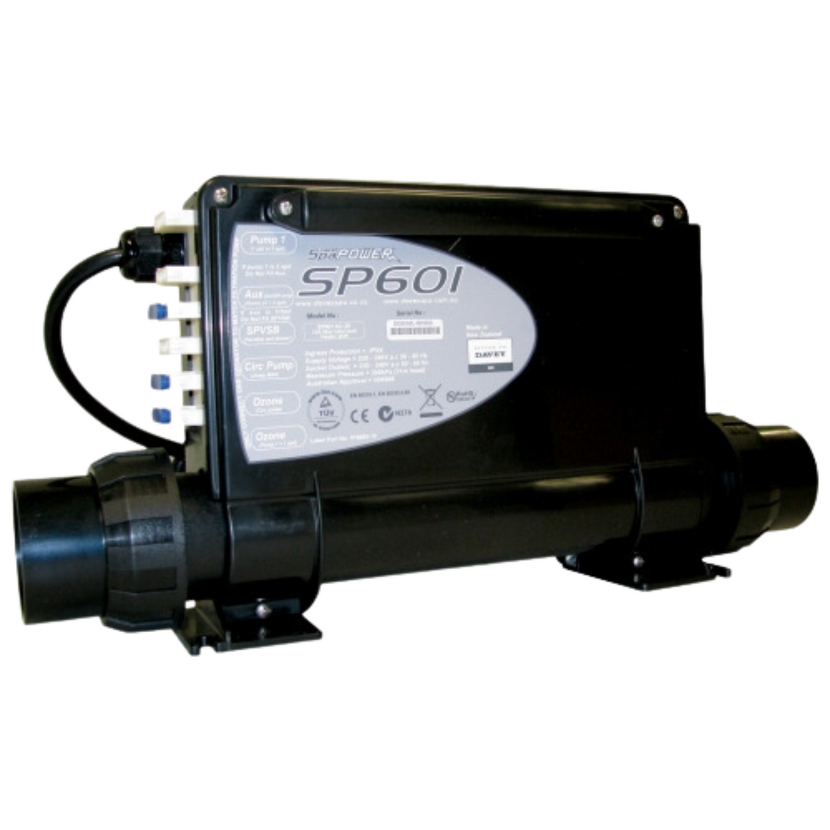 Davey® SP601 Controller 2kW 15Amp with Timeclock | Advanced Spa ...